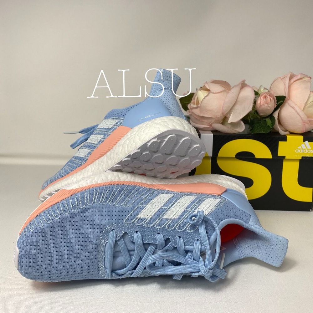 Adidas Solar Boost Blue Canvas Low Top AUTHENTIC - Picture 7 of 8